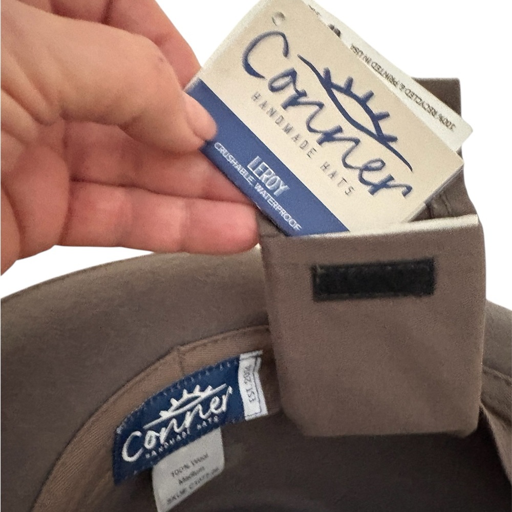 Conner Handmade Fedora Hat Gray - Picture 10 of 15